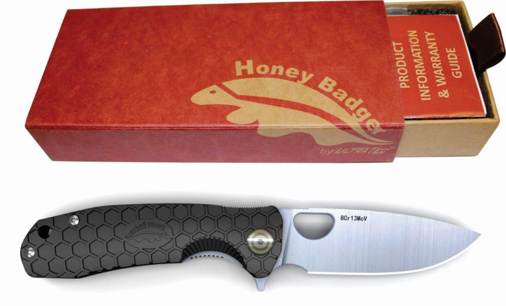 Honey Badger Knives Western Active Camping Gift Box Black Gift Box HB1001-2-1