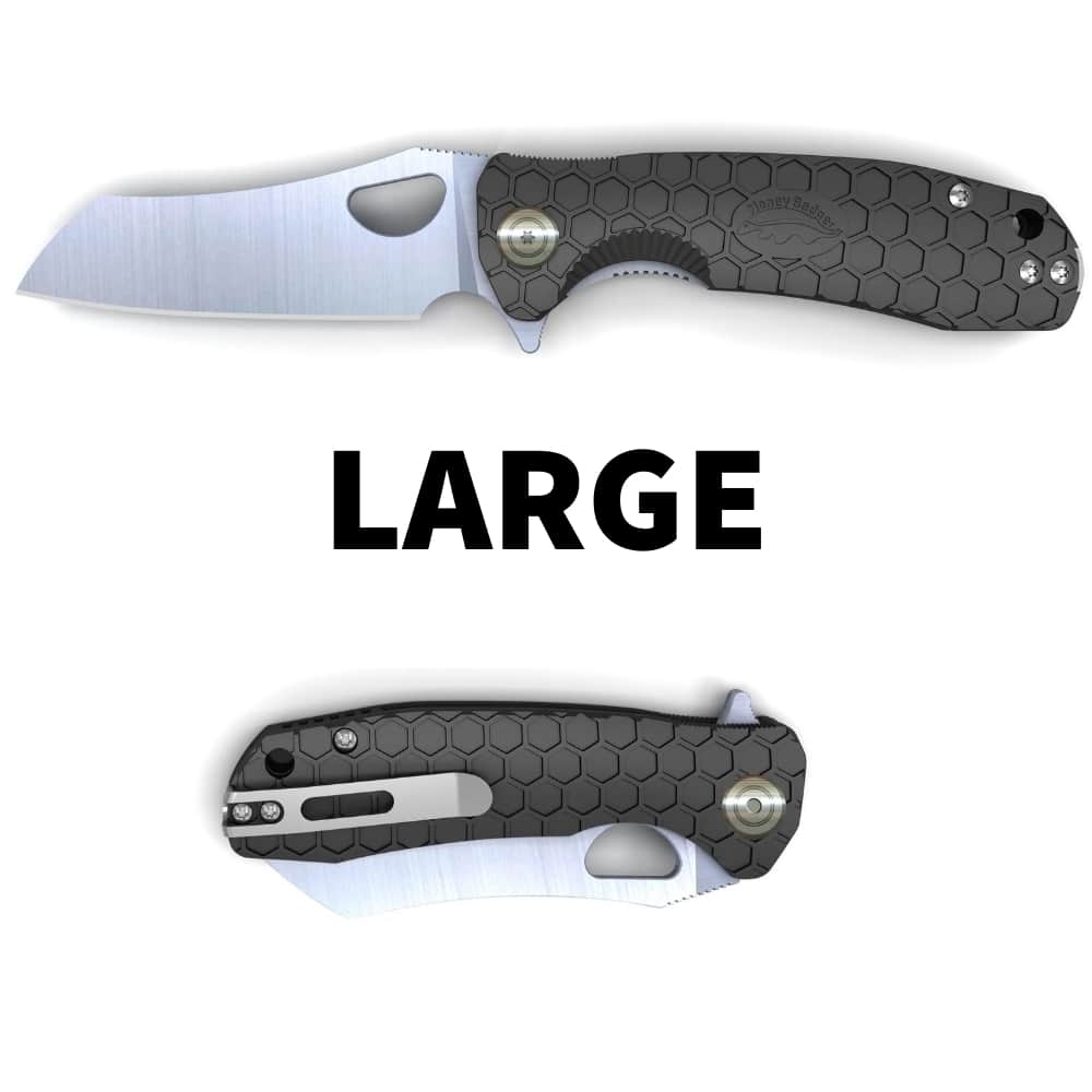 Details about   Western Active Honey Badger SILVER Pocket Clip for Large Knives 