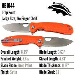 Honey Badger Knives EDC Pocket Knife HB1044 Western Active