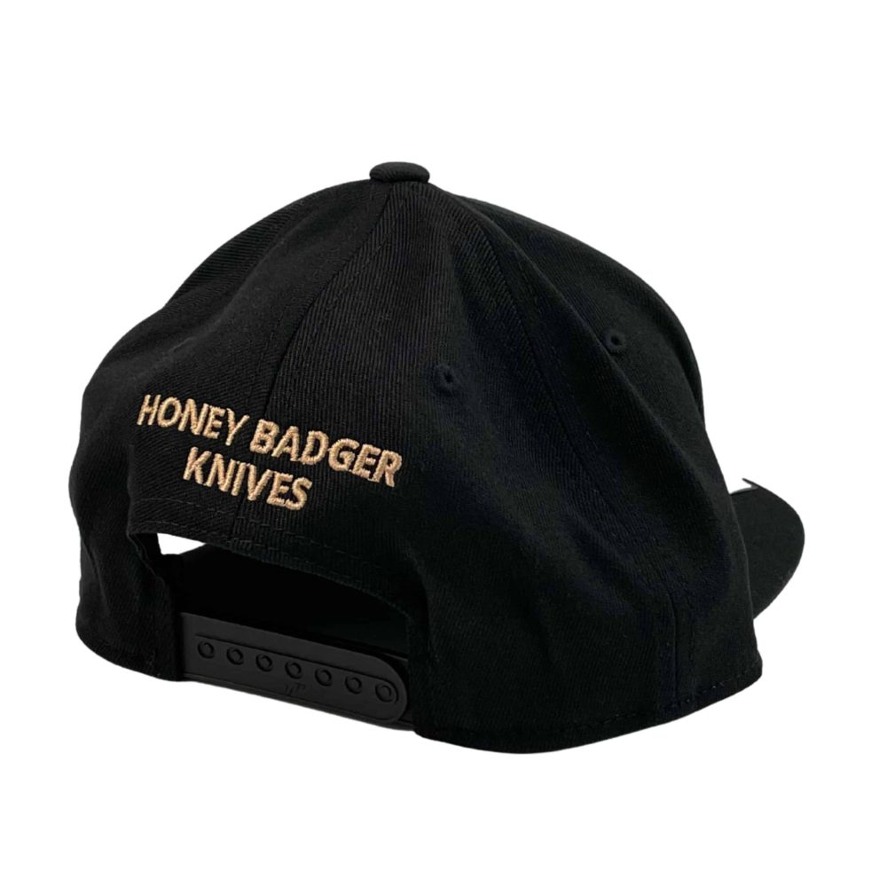 Honey Badger Adjustable Cap – Black Honey Badger Knives Pocket Knives