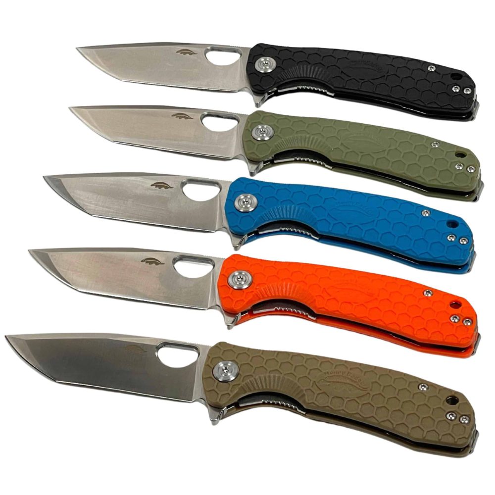Tanto  Medium Orange 14C28N (HB1736) Honey Badger Knives Pocket Knives