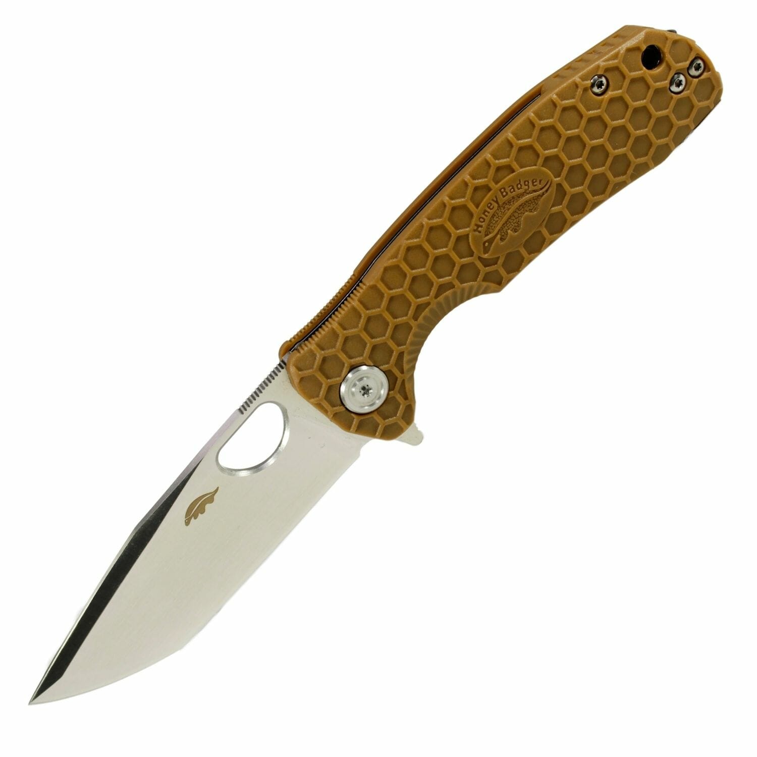 Work Sharp EDC Micro Sharpener & Knife Tool (WSEDCMCR) Honey Badger Pocket  Knives. 8Cr13MoV, D2, 14C28N Budget EDC Flipper Pocket Knife with Pocket  Clips