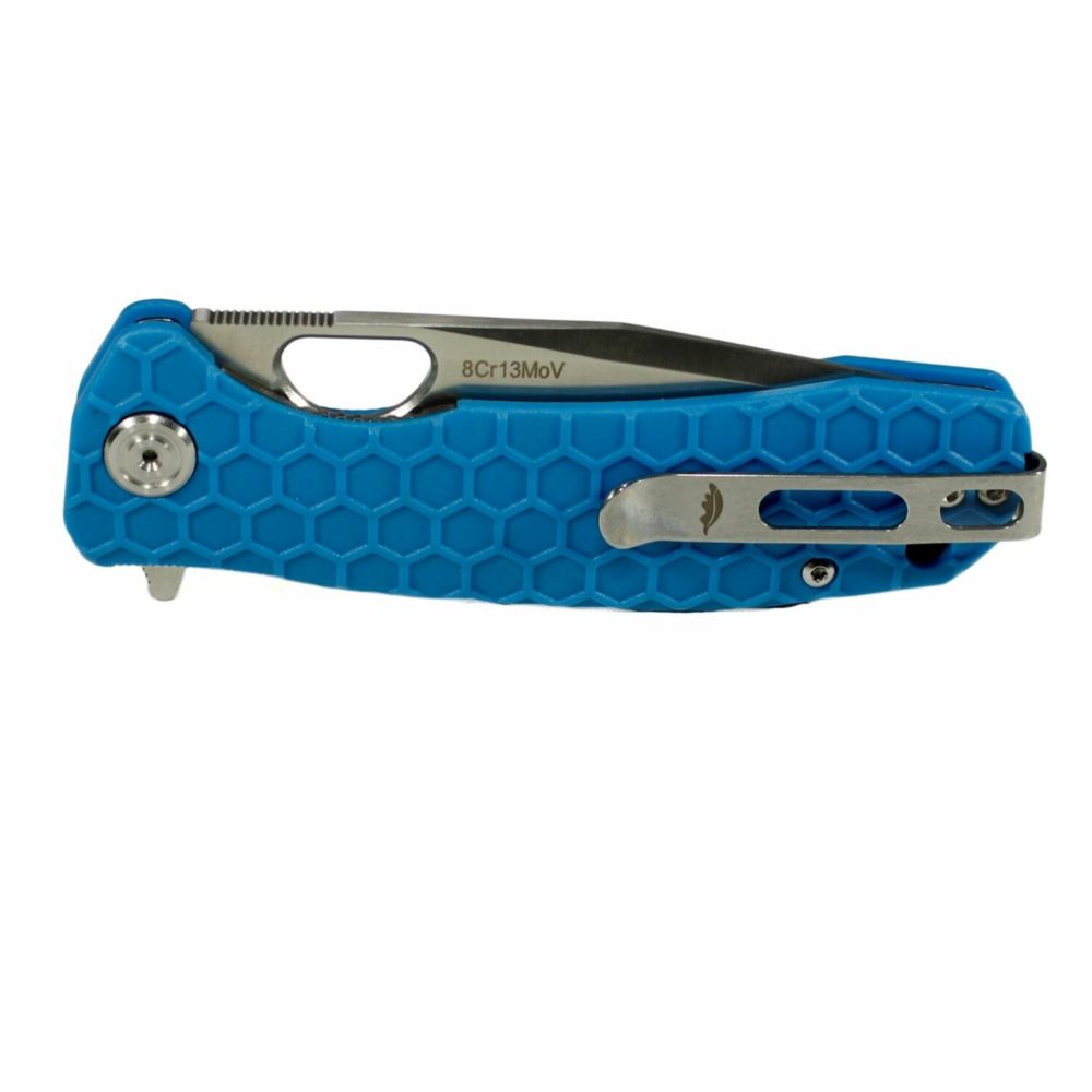 Tanto  Large Blue 8Cr13MoV (HB1324) Honey Badger Knives Pocket Knives