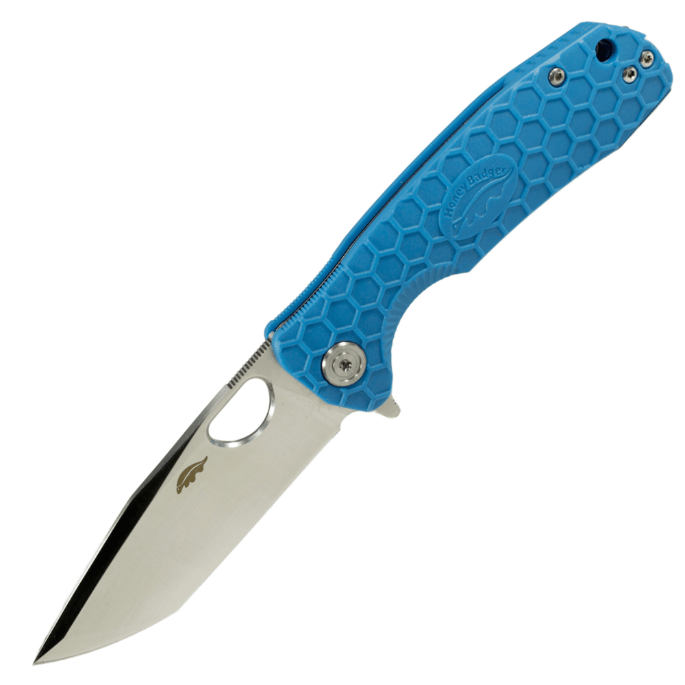 Tanto  Large Blue 8Cr13MoV (HB1324) Honey Badger Knives Pocket Knives