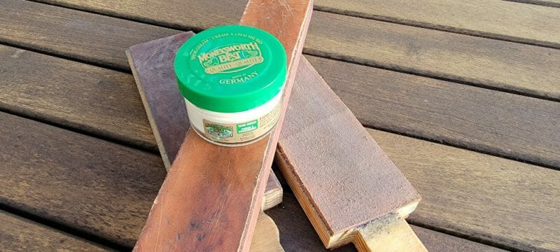 Preparing your strop leather
