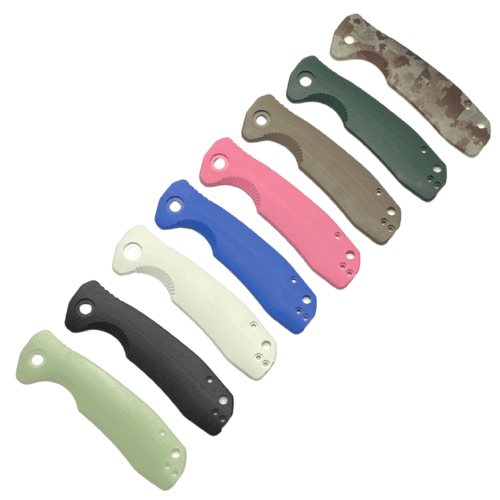 G10 Handle Set Upgrades for all size Honey Badgers with Backspacer (8 colors) Honey Badger Knives Pocket Knives