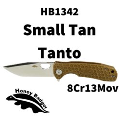Honey Badger Tanto Small Tan HB1342