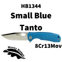 Honey Badger Tanto Small Blue HB1344