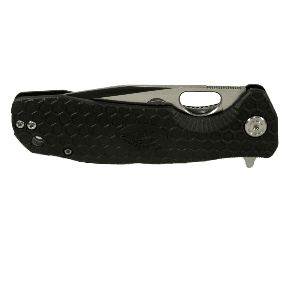 Tanto  Medium Black 14C28N (HB1731) Honey Badger Knives Pocket Knives